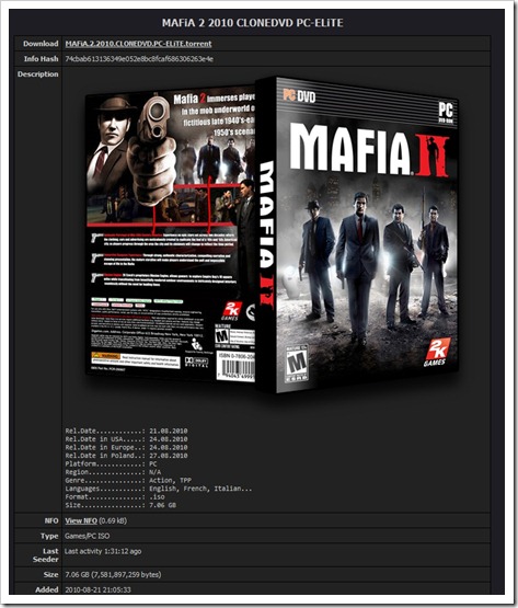 Mafia 2 Activation Code Free